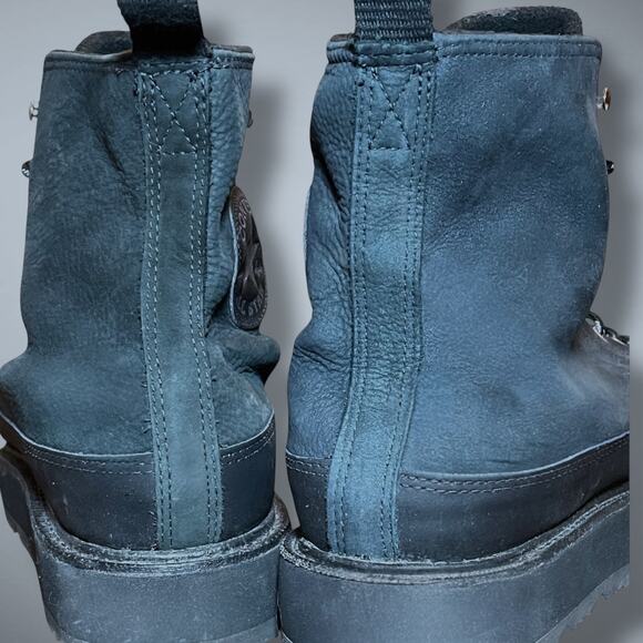 Men's 11 CONVERSE CHUCK TAYLOR Luxe Leather High Top Sneaker Rubber Outsole EUC - Picture 11 of 14